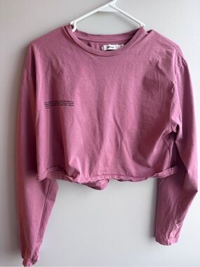 Women’s Pangaia cropped top.
